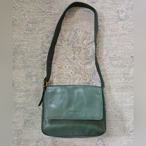 Nina Ricci Green Leather Crossbody Bag